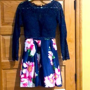 Semi formal two piece dress/ Homecoming